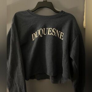 Cropped Duquesne Crewneck